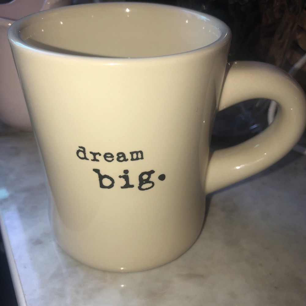 Natural Life Dream Big Mug Live Love Laugh 10oz Thick Vintage Motivation Cup